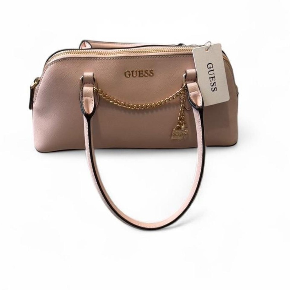 Guess Double Handle Pink‎ Satchel Bag